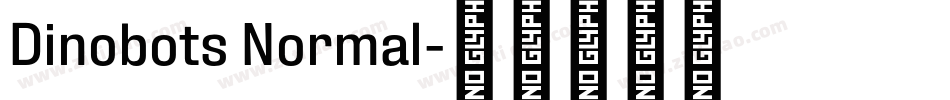 Dinobots Normal字体转换
